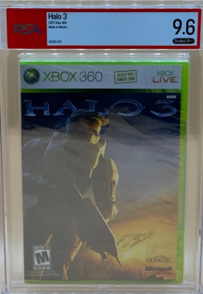 Halo 3 Microsoft Xbox 360 Sealed New PSA 9.6 A++ Graded NOT WATA Bungie